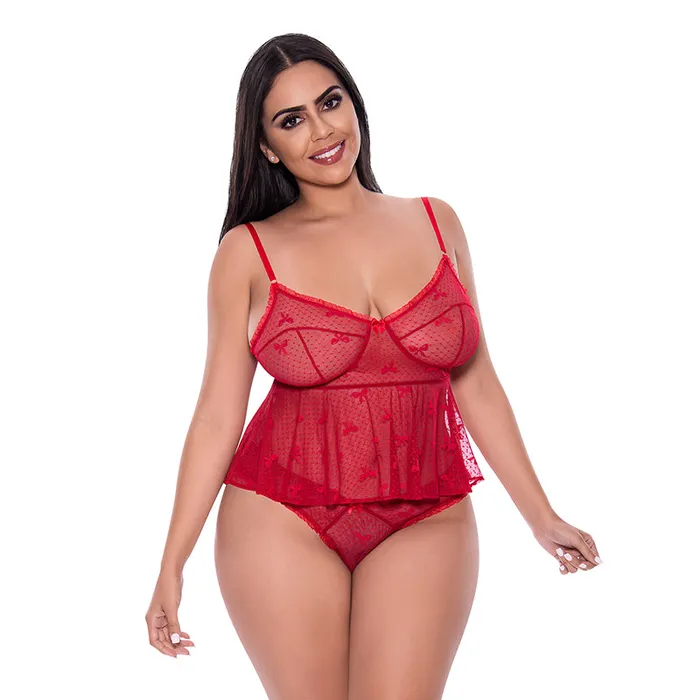 Anal Fairvillacom MS WLove Flutter Cami Panty Set Red QS