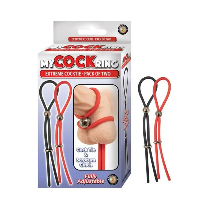Anal Fairvillacom My Cockring Extreme Cocktie 2 Pack Black Red