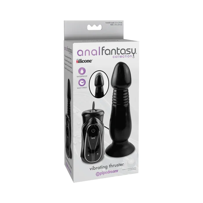 Anal Fantasy Collection Vibrating Thruster Black Fairvillacom Anal