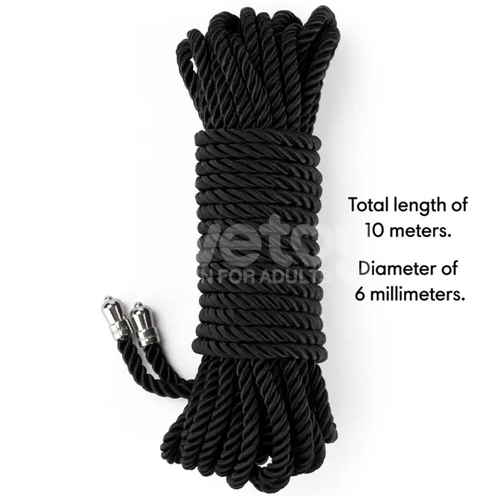 Anal Rebellion Reign Silky Bondage Rope 10 metres Black ShhhWndsr Anal Rebellion Reign Silky Bondage Rope 10 metres Black ShhhWndsr