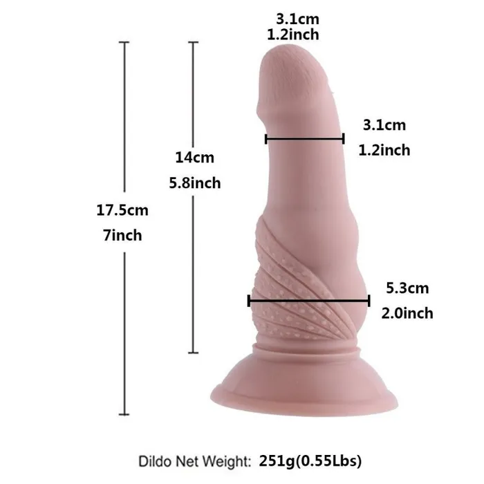 Anal ShhhHS Hismith HSA05 Tapered Anal Dildo 175cm