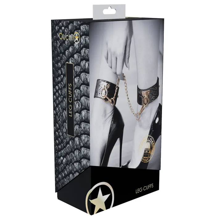 Anal ShhhWndsr OUCH Florence Collection Ankle Cuffs BlackGold Anal ShhhWndsr OUCH Florence Collection Ankle Cuffs BlackGold