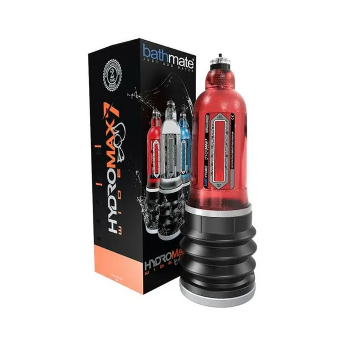 Bathmate Hydromax 7 Wide Boy Penis Pump Red 5 inches to 7 inches Fairvillacom Male Sex Toys