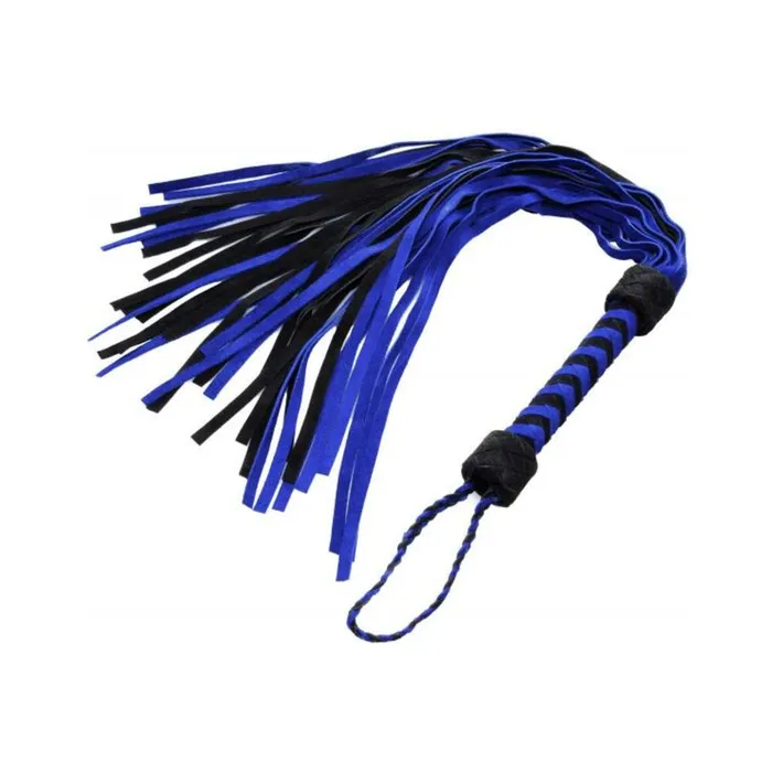 Black And Blue Suede Flogger Bulk Fairvillacom Vibrators