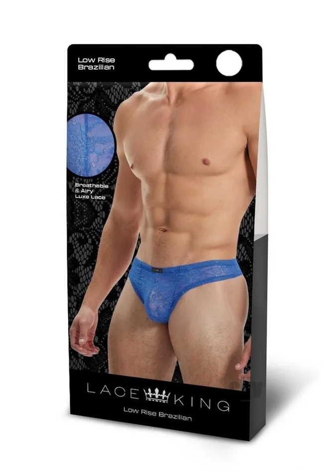 Boyztown Marketing Vibrators Lace King Lace Bikini Ml Blu