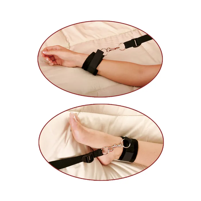 Couples Fetish Fantasy Series Bed Restraint Bondage Kit Fairvillacom