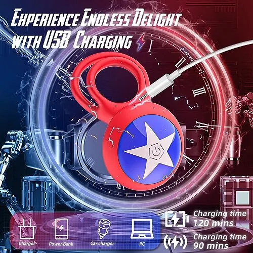 Couples KERERO Elara Vibrating Cock Ring with Vibration Settings for Couples