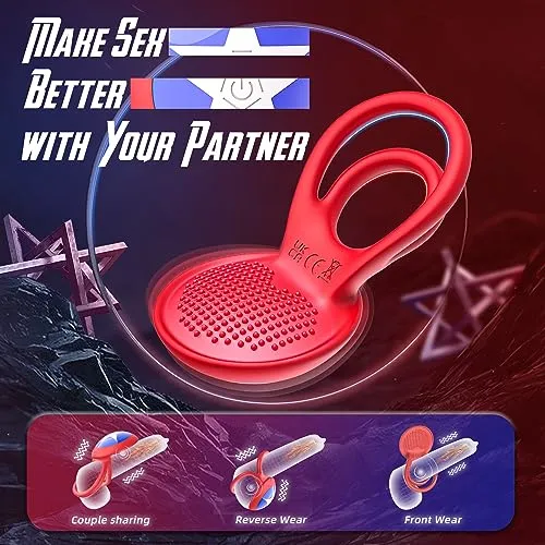Couples KERERO Elara Vibrating Cock Ring with Vibration Settings for Couples