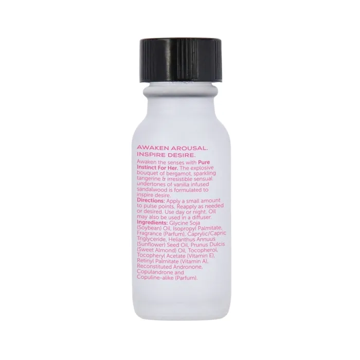 Couples Pure Instinct Pheromone Perfume Oil For Her 05oz Fairvillacom