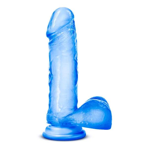 Dildos Blush B Yours Sweet n Hard 2 wSuction Cup Blue Fairvillacom