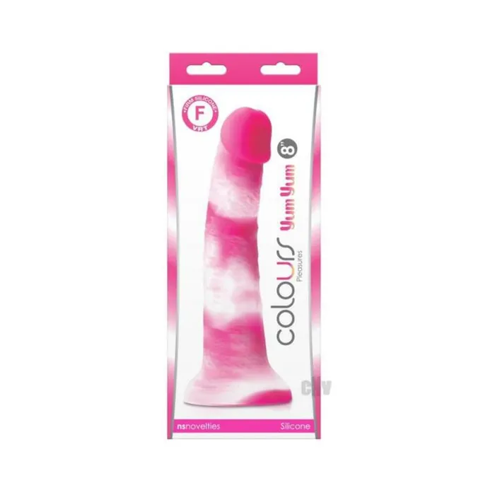 Dildos Colours Pleasures Yum Yum 8 In Dildo Pink Fairvillacom