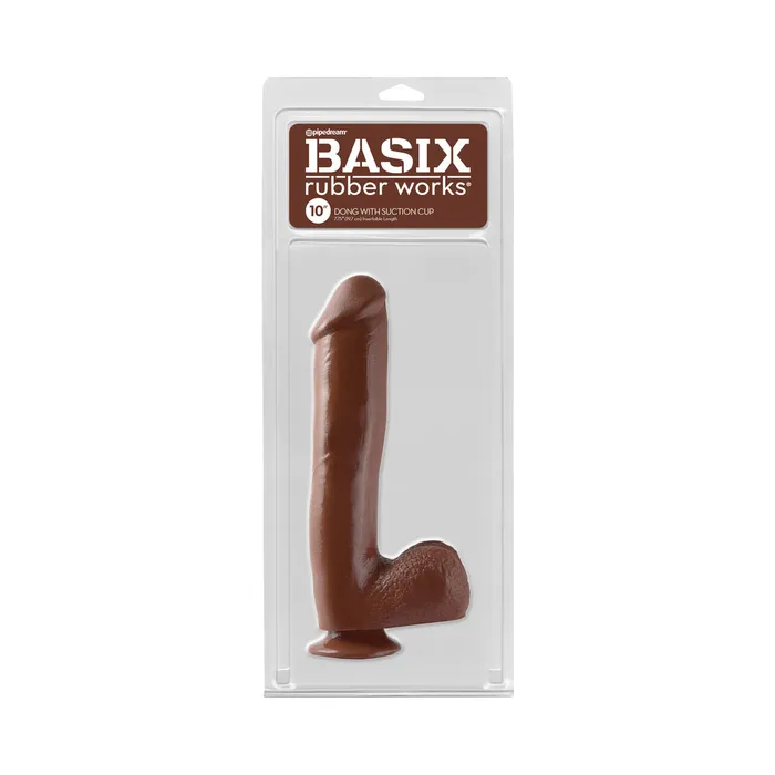 Dildos Fairvillacom Basix 10 Dong Wsuction Brown