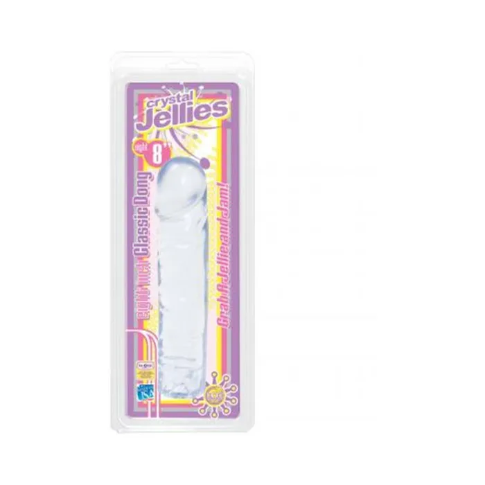 Dildos Fairvillacom Crystal Jellies Classic 8 Clear Jellie