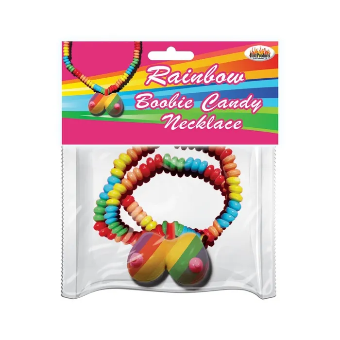 Dildos Fairvillacom Rainbow Boobie Candy Necklace