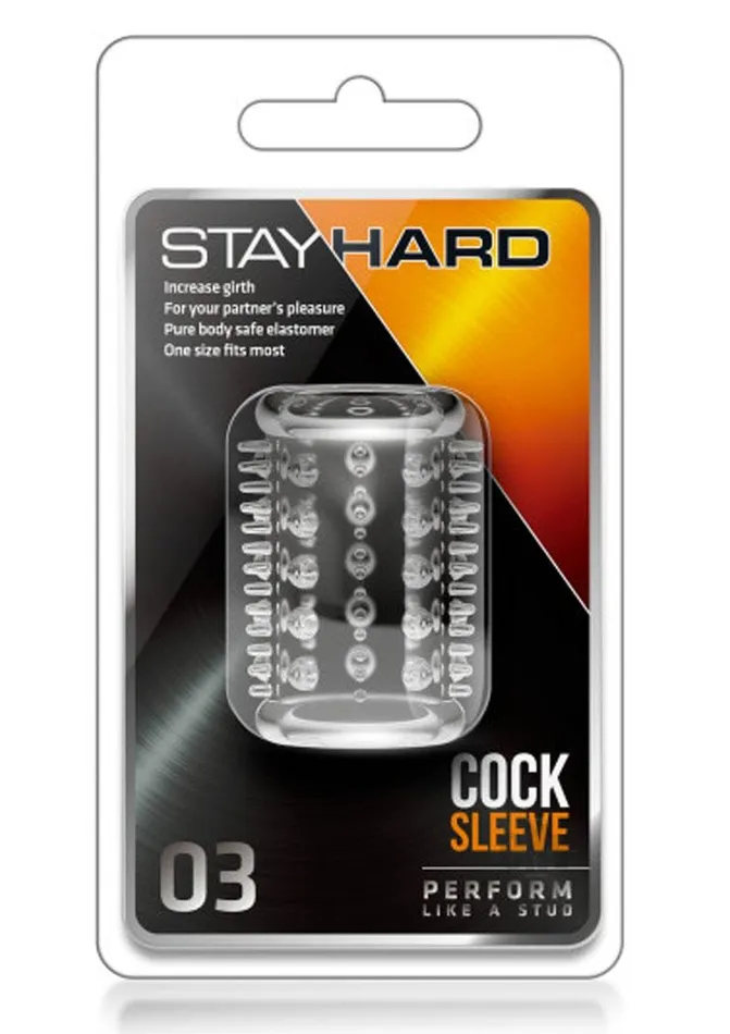 Dildos Fairvillacom Stay Hard Cock Sleeve 03 Clear