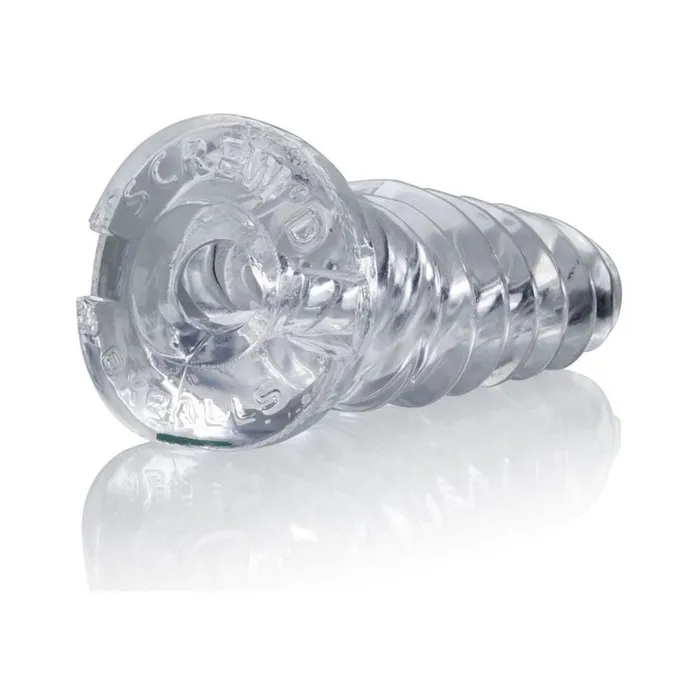 Dildos Oxballs Screwd Super Squish Corkscrew Jackoff Toy Clear Fairvillacom