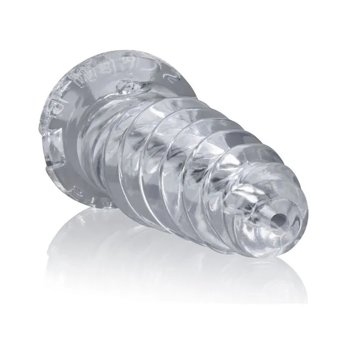Dildos Oxballs Screwd Super Squish Corkscrew Jackoff Toy Clear Fairvillacom