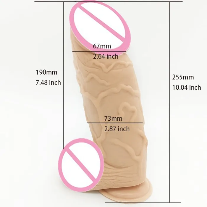Dildos ShhhOb Large Dildo by Thierry in 3 skin tones 25cm