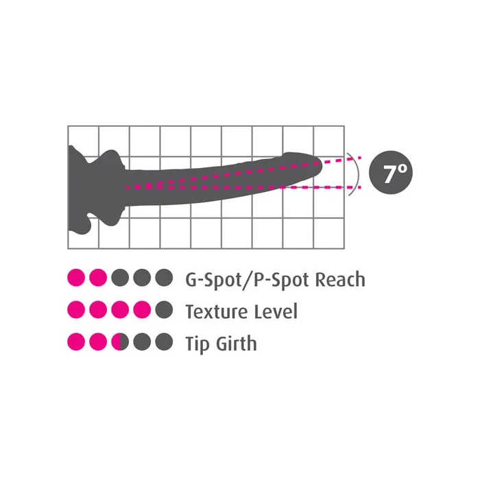 Dildos ShhhWndsr Icicles 86 GLASS Dildo dong 17cm with removable suction cup Pink