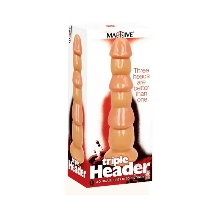 Dildos Triple Header 3head Dildo Fairvillacom