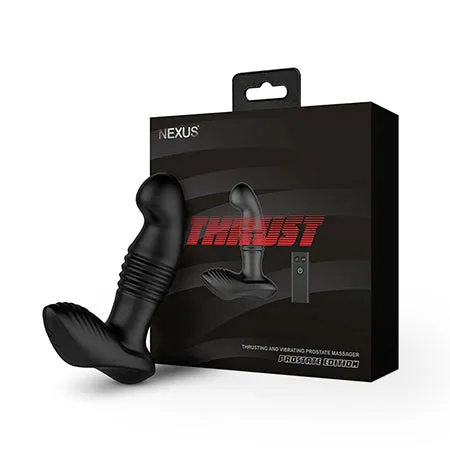 EQOM Novelties Ltd dba Nexus Anal Nexus Thrust Prostate Edition Thrusting Vibrating Prostate and Perineum Massager Black EQOM Novelties Ltd dba Nexus Anal Nexus Thrust Prostate Edition Thrusting Vibrating Prostate and Perineum Massager Black