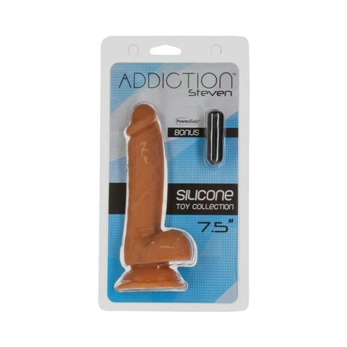 Fairvillacom Addiction 100 Silicone Steven 75in Caramel Dildos