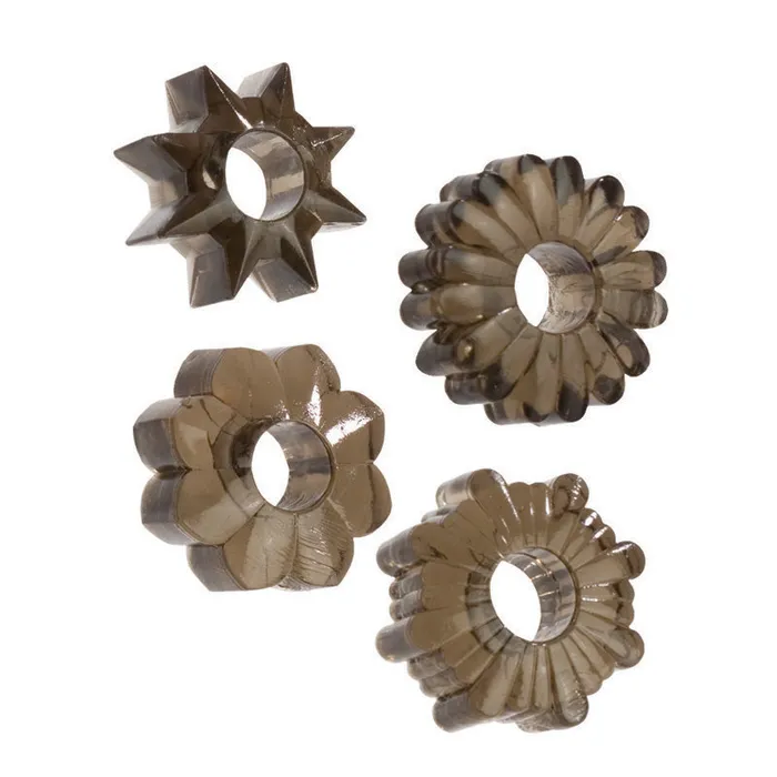 Fairvillacom Anal Basic Essentials Rings Smoke Set of 4