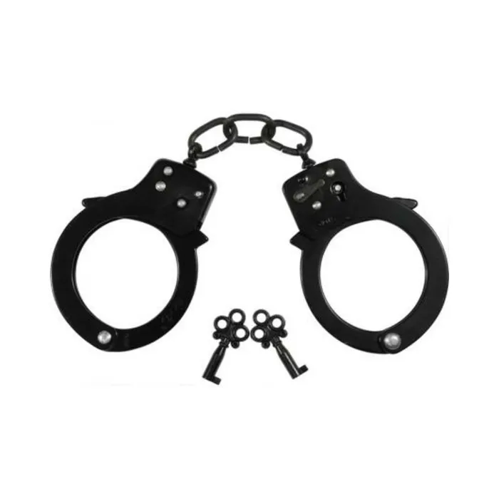 Fairvillacom Anal BLACK SINGLE LOCK HANDCUFFS