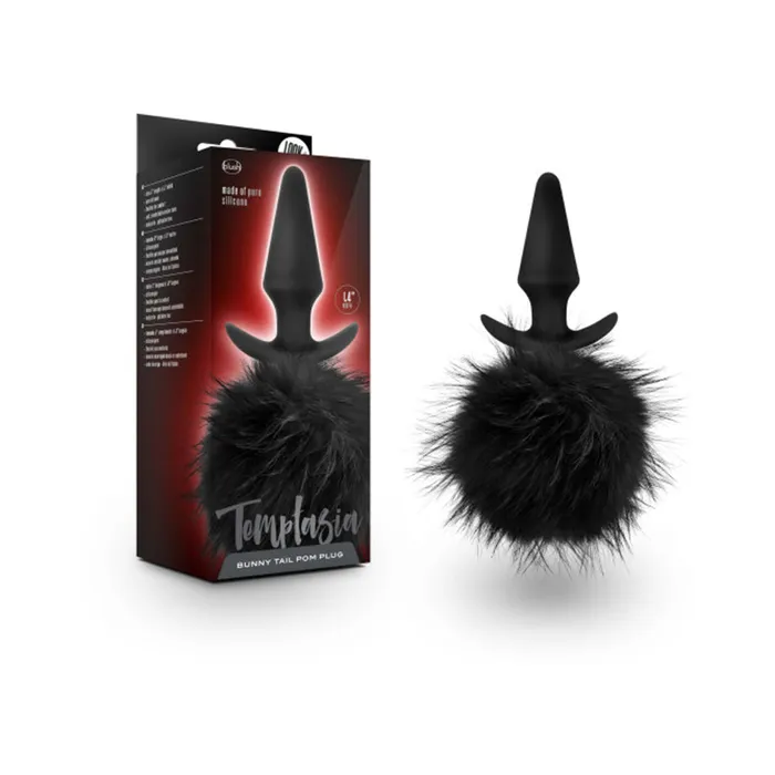Fairvillacom Anal Blush Temptasia Tail Pom Plug Black