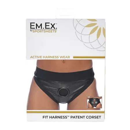 Fairvillacom Anal Em Ex Fit Harness Corset Small Black