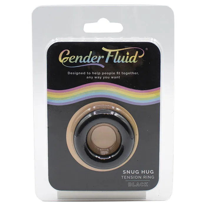 Fairvillacom Anal Gender Fluid Snug Hug Tension Ring Black