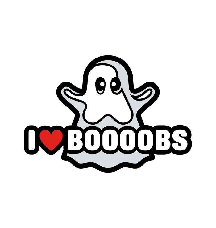 Fairvillacom Anal GHOST I HEART BOOBS PIN
