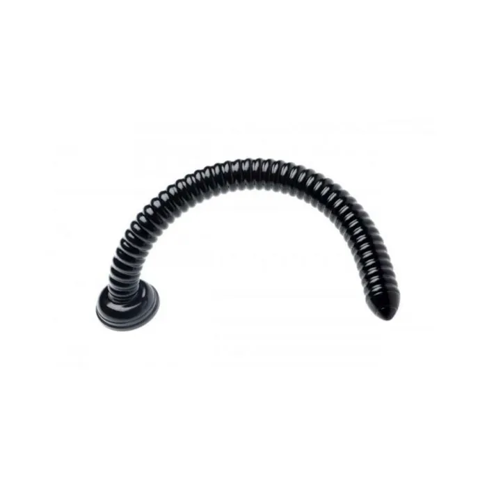 Fairvillacom Anal Hosed 19 Inches Ribbed Anal Snake Black Probe