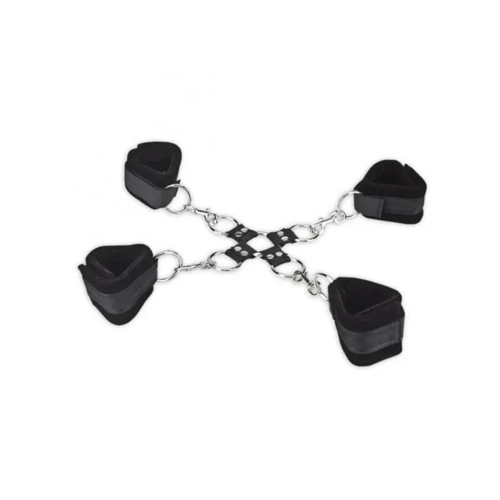 Fairvillacom Anal Lux Fetish 5 Piece Hogtie Set Black