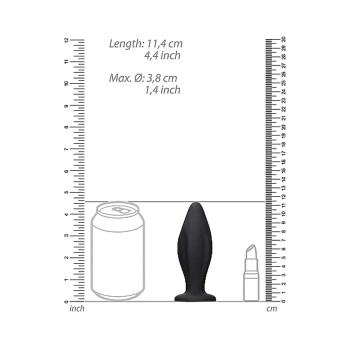 Fairvillacom Anal Ouch Edgy Butt Plug Black Fairvillacom Anal Ouch Edgy Butt Plug Black