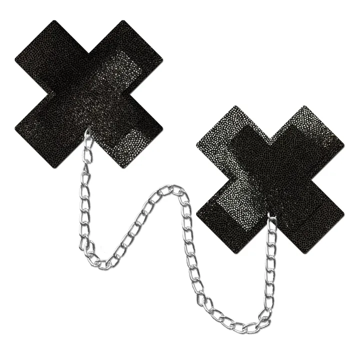 Fairvillacom Anal Pastease Chain Plus X Liquid Cross Black OS
