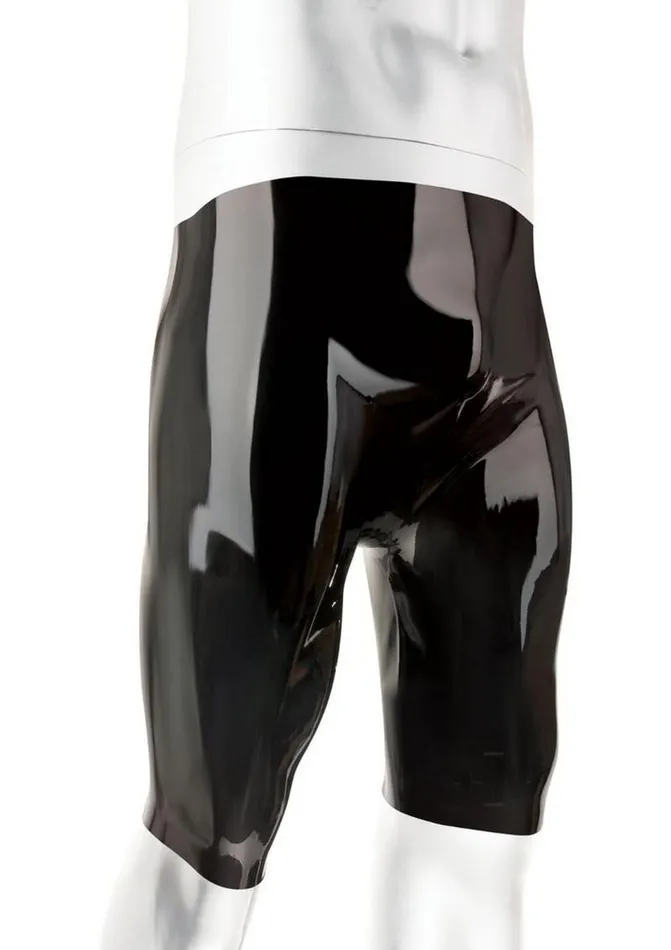Fairvillacom Anal Prowler Red Latex Shorts Lg Black