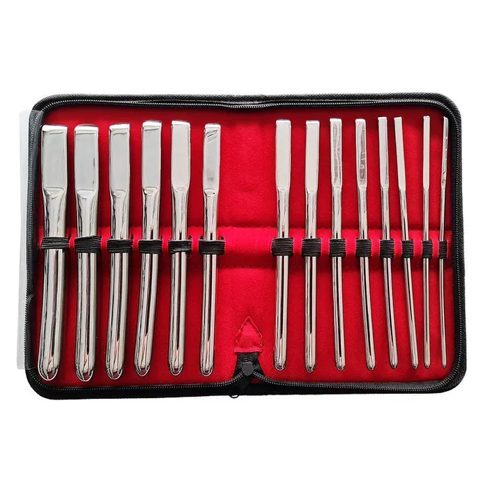 Fairvillacom Anal Rouge Stainless Steel Hegar Uterine Dilator Set Set of 14 Fairvillacom Anal Rouge Stainless Steel Hegar Uterine Dilator Set Set of 14