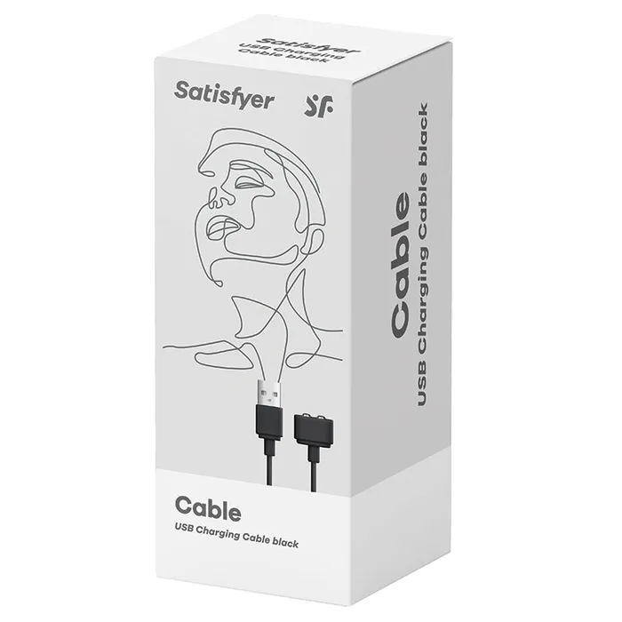 Fairvillacom Anal Satisfyer USB Charging CableBlack