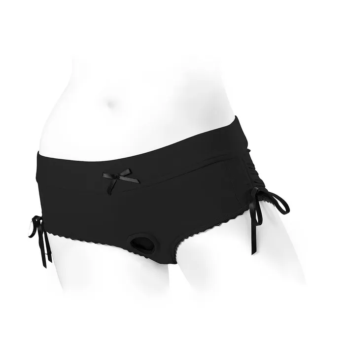 Fairvillacom Anal SpareParts Sasha Harness BlackBlack Nylon Medium