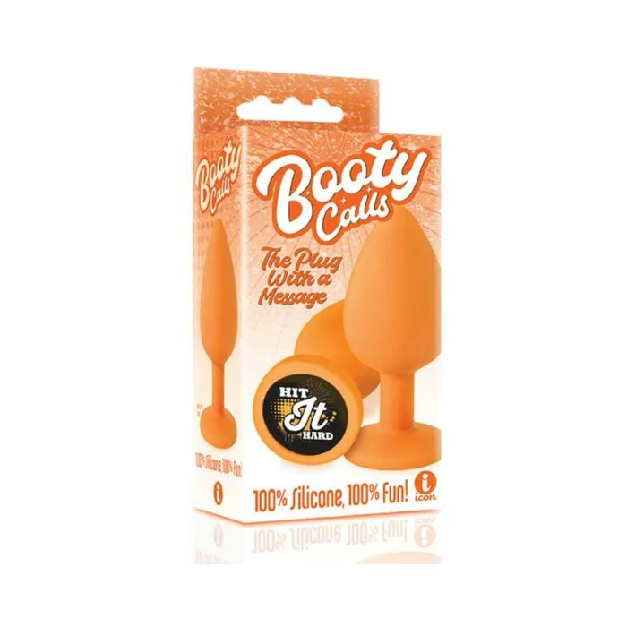 Fairvillacom Anal The 9s Booty Call Silicone Butt Plug Orange Hit It Hard