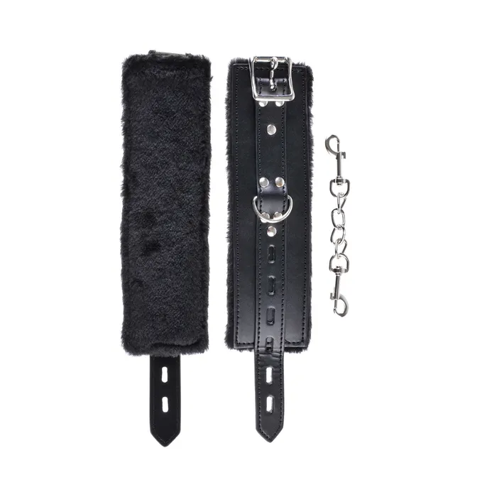 Fairvillacom Couples Fetish Fantasy Limited Edition Cumfy Cuffs Black