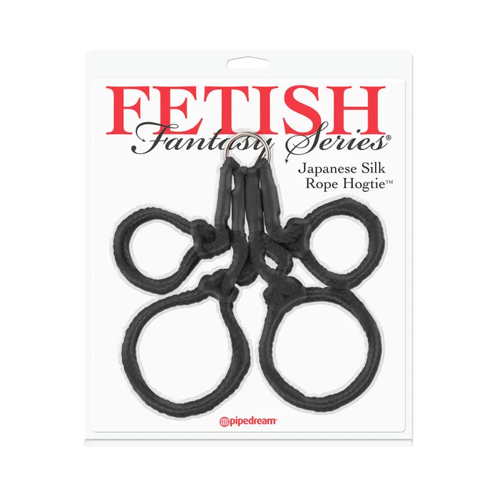 Fairvillacom Couples Fetish Fantasy Series Japanese Silk Rope Hogtie Black