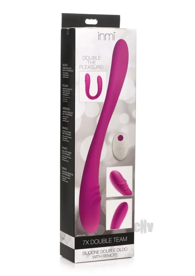 Fairvillacom Dildos Inmi 7x Double Down Dildo Wremote Purpl