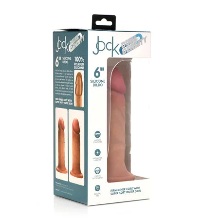 Fairvillacom Dildos Jock Dual Density Silicone Dildo 6in Light