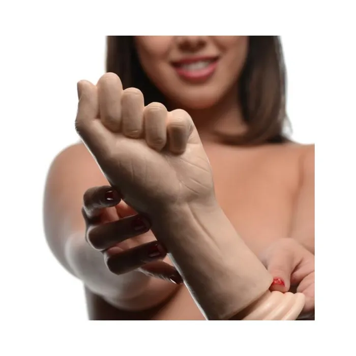 Fairvillacom Dildos Knuckles Small Clenched Fist Dildo Beige