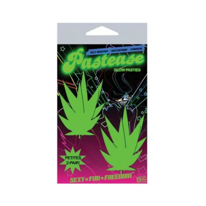 Fairvillacom Dildos Pastease Petites Glow in the Dark Leaf OS 2 Pack