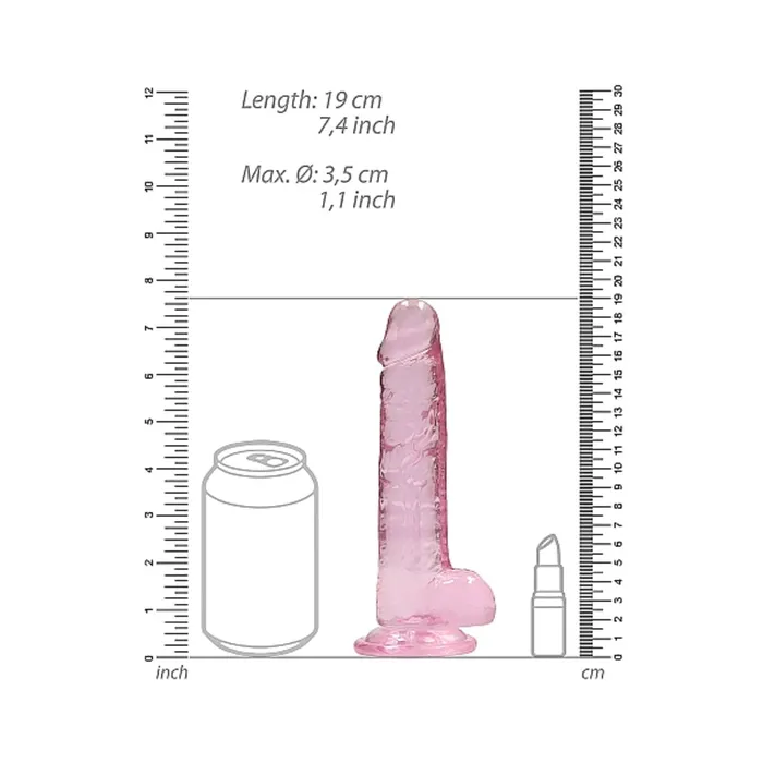Fairvillacom Dildos Realrockrealistic Dildo With Balls 7 Pink