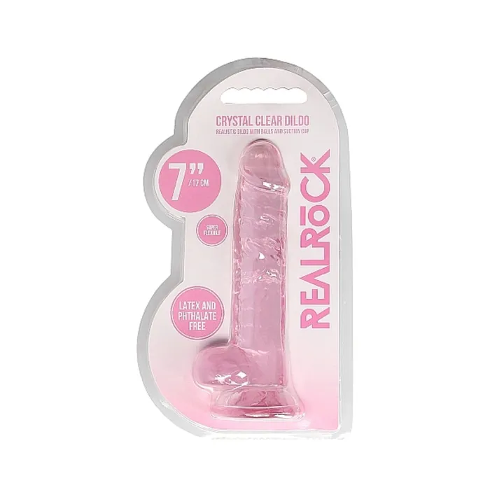 Fairvillacom Dildos Realrockrealistic Dildo With Balls 7 Pink