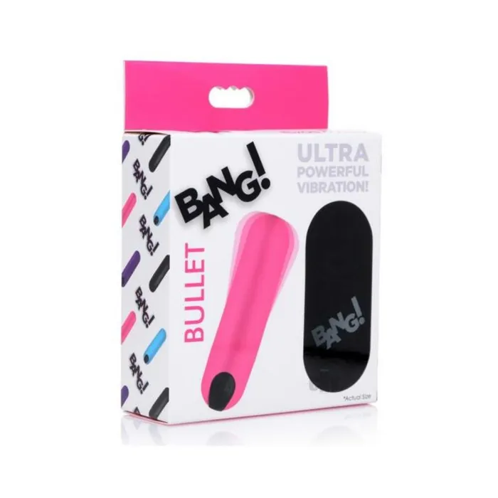 Fairvillacom Female Sex Toys Bang Vibrating Bullet w Remote Control Pink